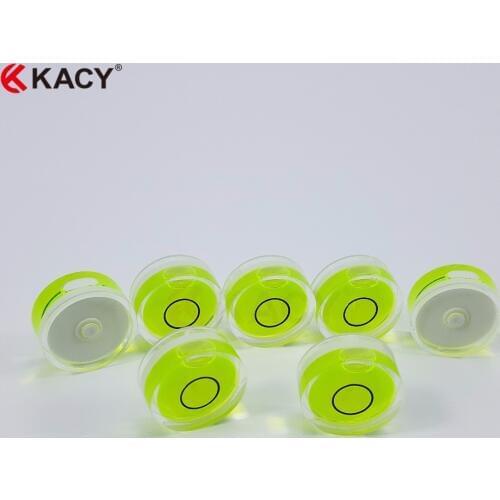 KACY 5pcs/lot 10x6mm transparent Green Color Bubble level Round Level Bubble Accessories for Measuring Instrument