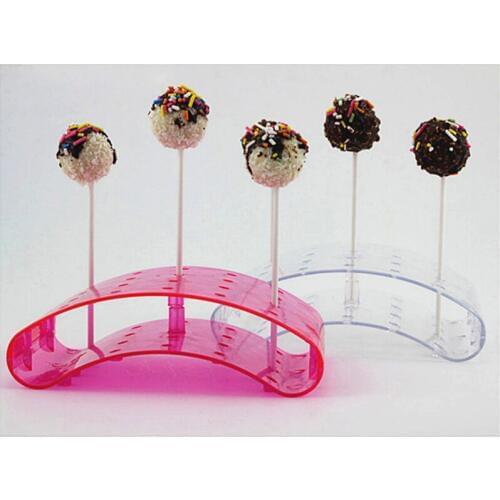 Size 20mm Cake Chocolate Lollipop Bar Stand Stick Stand Display Stand Base Candy Gift Color Curved Shelf Frame