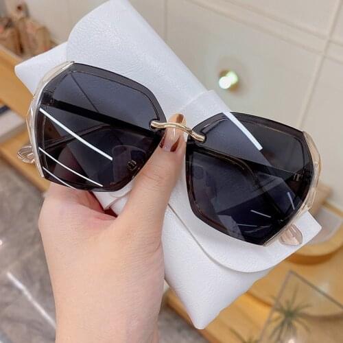 Irregular Square Polarized Sunglasses Women 2021 Luxury Designer Driving Outdoor Sun Glasses Metal Summer Eyewear Lentes De Sol