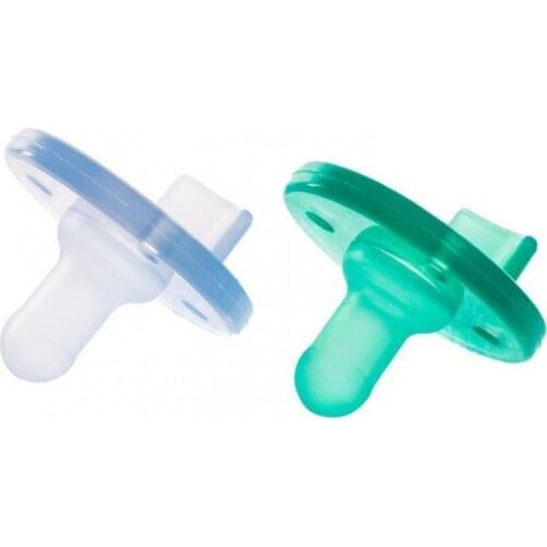 OiOi Pacifier Green&Blue 2 Pieces