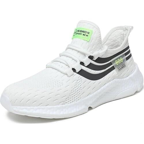 Comfortable Sports Shoes Mens Sneakers Blue Hot Sale New Breathable Mesh Soft Sole Running Shoes for Men Big Size 39-46