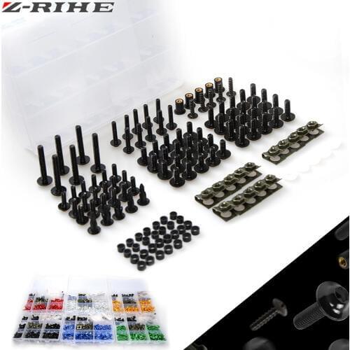 Universal Motorcycle Fairing Bolt Screw Nuts Washers Fastener Fixation For YAMAHA TMAX/T-MAX500 530 MT07 MT09 R3 R6 R25 R1
