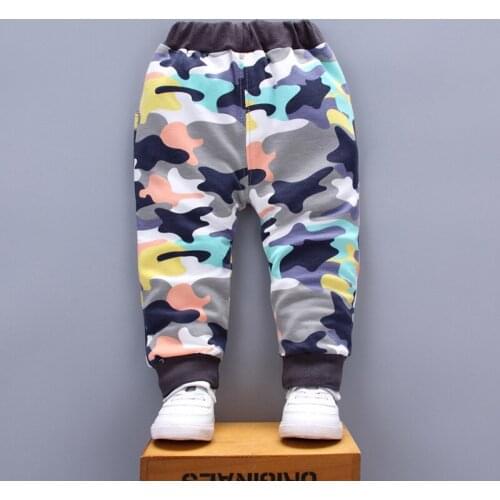 0-4Y Casual Cotton Camouflage Long Pants Childrens Trousers Boys Girls Trousers Bottoms Clothing Autumn Winter