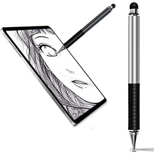 1PC Universal 2in1 Stylus Pen Drawing Tablet Capacitive Screen Touch Pen for Smart Pencil Accessories Multi Function Pen