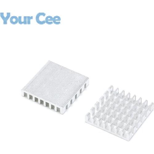 10 pcs 25*25*5mm Heatsink Cooling Fin Radiator Aluminum Cooler Heat Sink for CPU Route 25X25X5mm