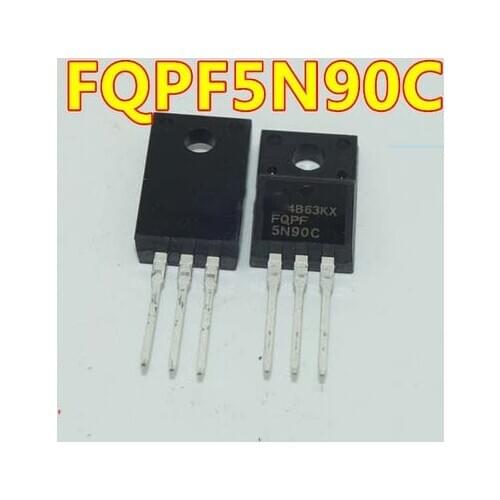 10PCS/LOT FQPF5N90 5N90 TO-220 original In Stock