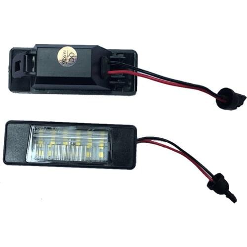 2Pcs/set License Plate Light Lamp Housing Parking Light Car Modification Replacement Part For Nissan X-Trail Q50