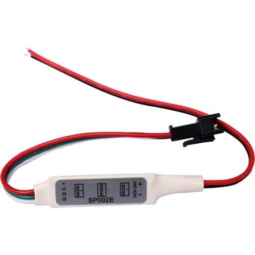 3 Key Mini RGB Controller Micro Remote SP002E for DC5V 12V 24V WS2811 WS2812B WS2812 SK6812 UCS1903 Pixels LED Strip light