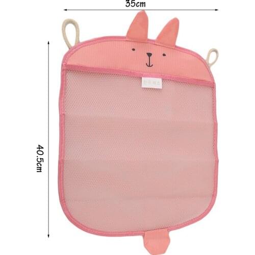 40.5*35cm Baby Bathroom Mesh Bag Child Bath Toy Bag Net Cartoon Animal Shape Waterproof Cloth Toy Baskets CX674643