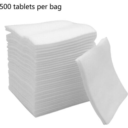 500pcs Disposable Cotton Pads Thicken Cosmetic Cotton Makeup Remover Nail Polish Wipes Nail Cotton Pad #11
