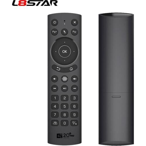 G20S Pro Voice Air Remote Mouse Backlight Infrared Learning Gyro 2.4G Wireless Remote Control For Android TV BOX Google Smart TV