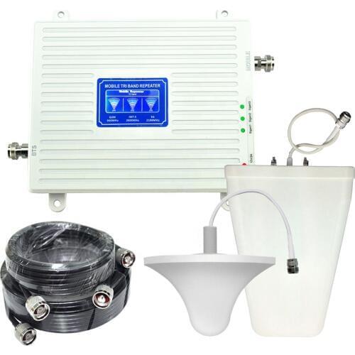 Hot sale 900mhz 2100mhz 2600mhz cell phone signal amplifier for 2G 3G 4G