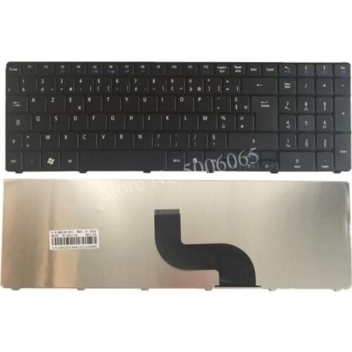 NEW FR laptop keyboard for Acer Aspire 5810 5810T 5336 5410 5536 5536G 5252 5252G 5800 7331 7336 French keyboard black