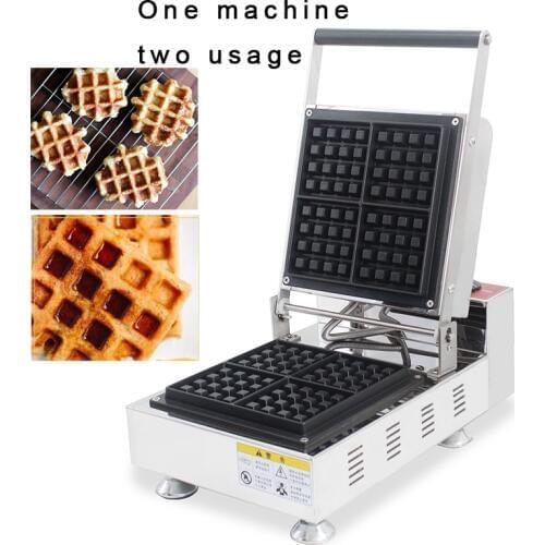 Commercial Home Use Belgiam Waffle Maker 110v 220v Electric Liege Waffles Maker Iron Machine Baker