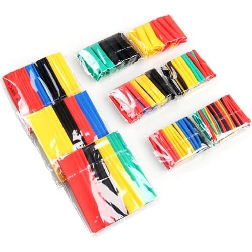530pcs Heat Shrink Tubing Tube Wire Insulation Sleeving Kit Car Electrical Shrinkable Cable Wrap Set Assorted Polyolefin