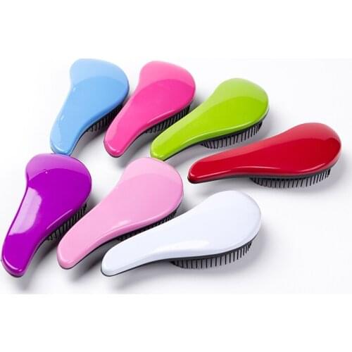New Fashion Magic Easy Detangling Hair Massage Handle Anti-Static Cute Hair Brush Comb Salon Profession Styling Makeup Tool