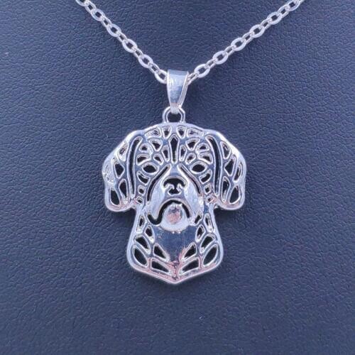 Cute Pug Necklace Dog Animal Pendant Gold Silver Plated Jewelry For Women Male Female Girls Ladies Kids Boys N142
