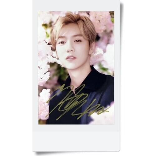 Signed LU HAN LUHAN autographed photo 6 inches freeshipping 6 versions 082017 A