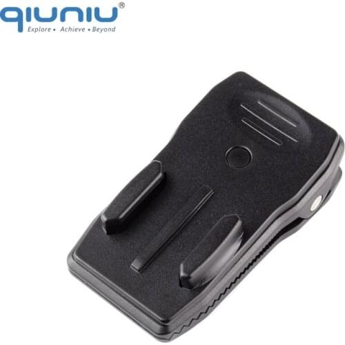 QIUNIU 360 Degree Rotary Backpack Hat Clip Clamp Mount for GoPro Hero 3+ 4 5 6 for SJ4000/5000 for Xiaomi Yi For GoPro Accessory