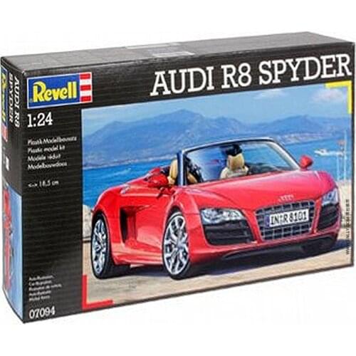 Revell Prestige Model Scale 1:24 Audi R8 Spyder DIY Car Collection Plastic Architectural Painting Model Toy 07094