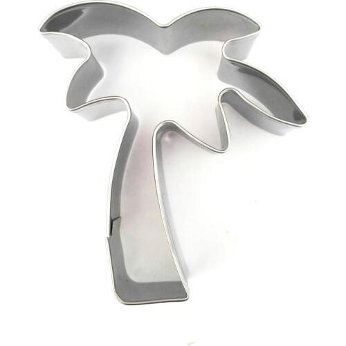 Coconut Tree Shaped Cookie Cutter Stainless Steel Biscuit Mold Baking Tools for Cakes