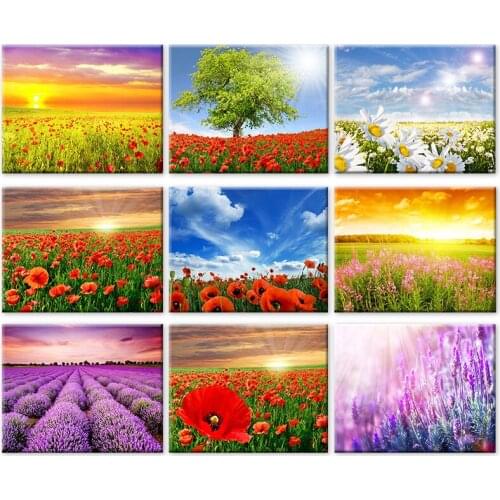 RUOPOTY 60x75cm DIY Painting By Numbers Flowers Coloring Zero Basis HandPainted Oil Painting Home Decor Unique Gift