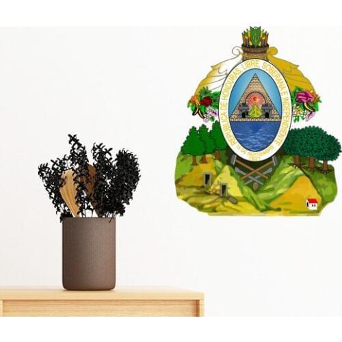 Honduras North America National Emblem Removable Wall Sticker Art Decals Mural DIY Wallpaper for Room Decal