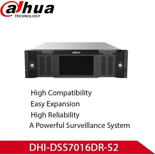 Dahua Surveillance System DHI-DSS7016DR-S2 ONVIF Map Device&Event Management For CCTV Camera NVR DVR ANPR VDP Alarm Controller
