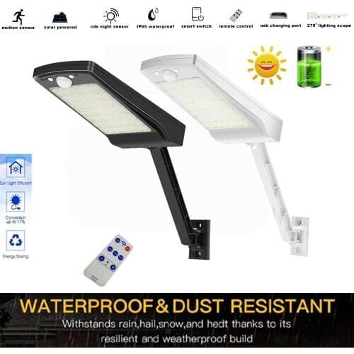 LED Solar garden light street wall path lamp Outdoor Waterproof Energy Saving Yard Path Hom Remote Control