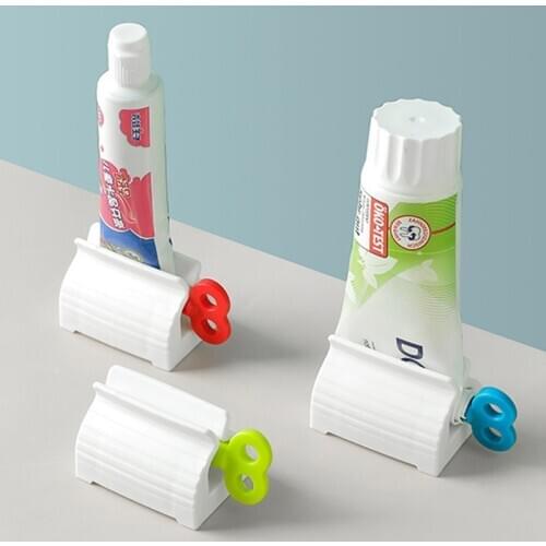 Toothpaste Device Multifunctional Toothpaste Dispenser Facial Cleanser Squeezer Clips Manual Lazy Toothpaste Tube Squeezer Press