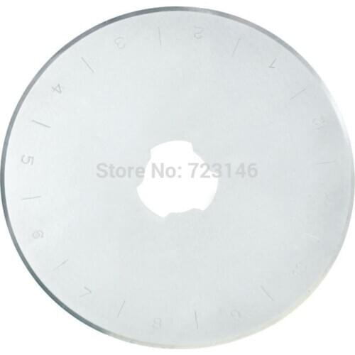 2017 Seconds Kill New Freeshipping White Adult Roller Cutter Blade Circle Curve Knife Cloth Round Knife 45mm straight knife