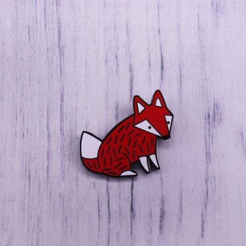 Fun funky fox badge tattoo art gift