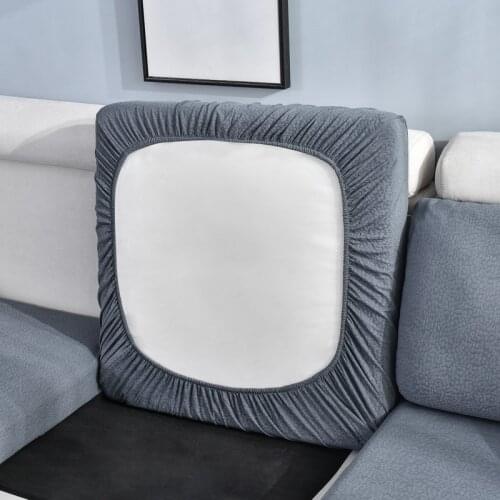 Home Sofa Cover Seat Cushion Cover for Living Room Waterproof，Thicken Seersucker Fabric, Chaise Longue Protector,1Pcs