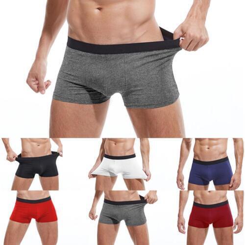 4pcs Mens Cotton Briefs, Mens Breathable Underwear, Solid Color Underwear, Comfortable Boys Brand Shorts