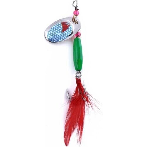 Portable 6Pcs Fishing Sequins Reservoir Sequins Bait Fishing Boxed Bionic Fake Lure