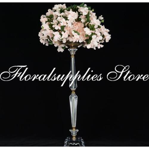 72cm Tall New Metal Acrylic Flower Stand for Wedding Party Event Decoration