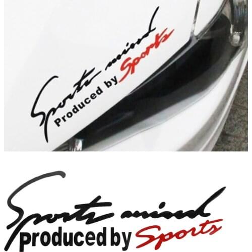 Car Eyebrow Car Stick Headlight English Letter Sticker SPORTS Reflective Decoration Hood Modification Personality Decal