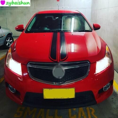 Car Stickers and Decals Car Styling Auto Motorcycle Sticker Hood Engine Cover DIY Stripe Decoration Reflective