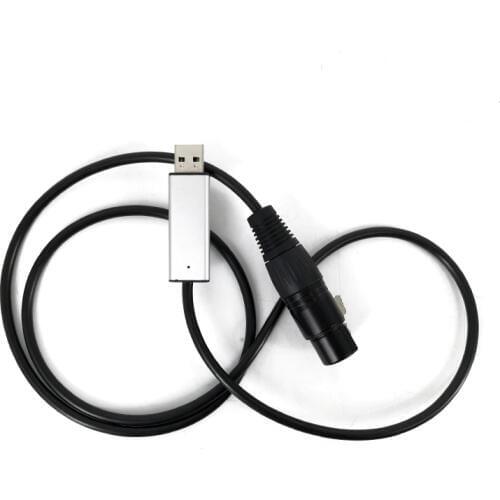 Fast Shipping USB to DMX Lnterface Adapter LED DMX512 Computer PC Stage Lighting Controller Dimmer