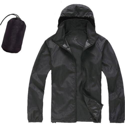 YOUGLE Men&Women Quick Dry Skin Jackets Waterproof Anti-UV Coats Outdoor Sports Clothing Camping Hiking Male&Female rain jacket