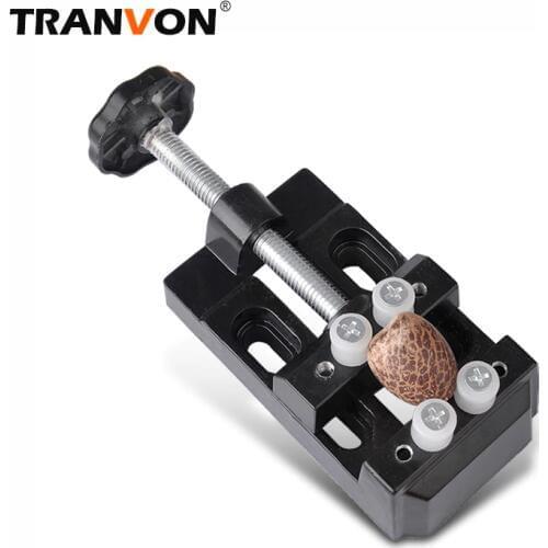 DIY Aluminum Bench Vise Vice Mini Drill Clamp Machine Clip Flat Stone Carving Wood Carving Carving Tool