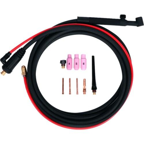 WP-17V Lift TIG Torch 150Amp 12ft Cable Air Cooled Welding Tool with 35-50 Connector for TL-195S TL-200M TL-200T