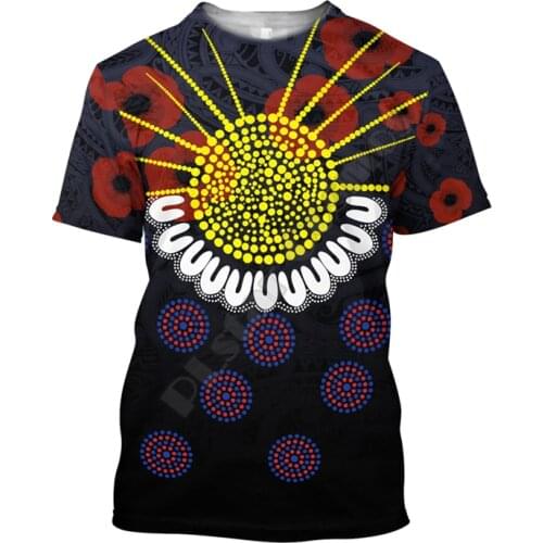 New Zealand Maori And Australia Aboriginal 3d All Over Printed t-shirt Harajuku Streetwear T shirts Men For Women Short Sleeve