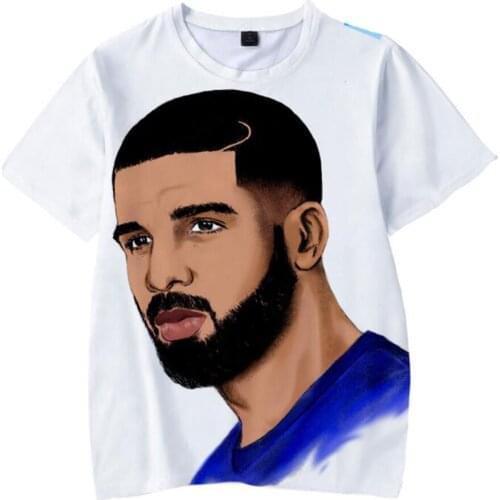 Hip Hop Rapper Drake 3D Printed T-shirt For Men Women Teens Fashion Casual Cool Streetwear Summer Funny T Shirts Unisex Clothes