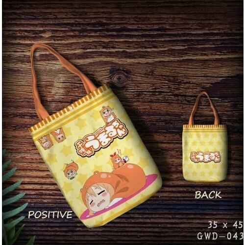 IVYYE Himouto! Umaru-chan Fashion Anime Foldable Canvas Shopping Bag Casual Shoulder Bags Customized Tote Handbag Lady Girl New