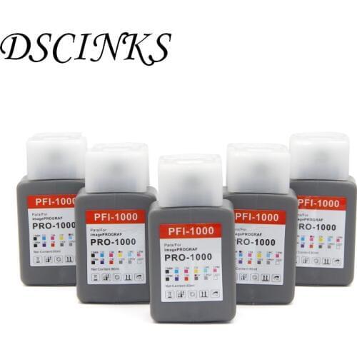 12 color cartridges for Canon Pro 1000 printer compatible ink cartridge with chip and pigment ink