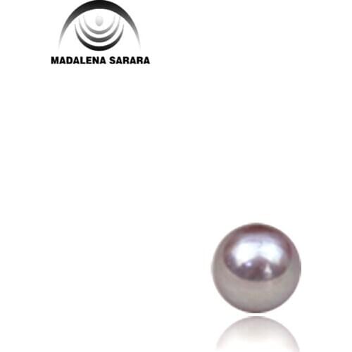 MADALENA SARARA Genuine Pearl AAAA Grade Seawater Pearl Round Natural Color Without Flaw High Brightness Luxury Pearl loose Bead