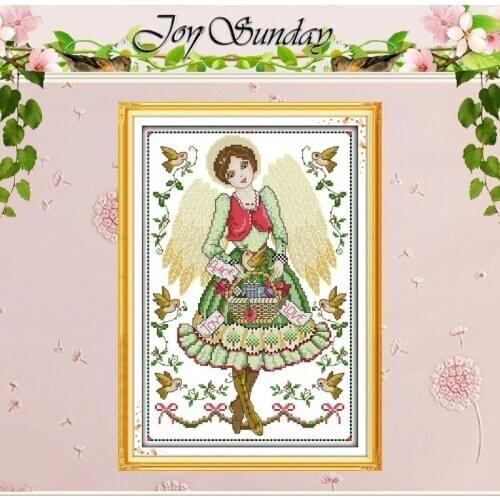 Angel girl Patterns Counted Cross Stitch 11CT 14CT Cross Stitch Sets Wholesale Cross-stitch Kits Embroidery Needlework