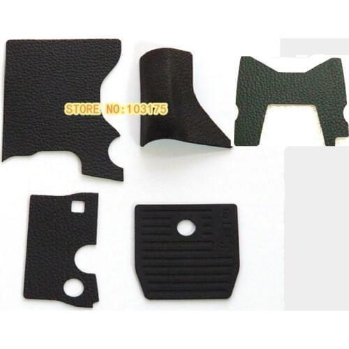 Original New A Set Of 5 Pieces of Body Grip Rubber Unit For Nikon DF Camera Repair Part with 3M Tape