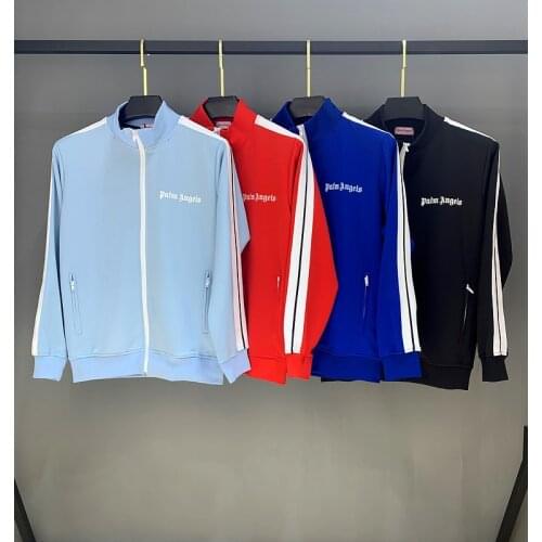 Palm angels Popular fashion personality all-match simple striped running casual Mens Sets